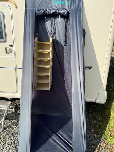 Can use for hanging storage